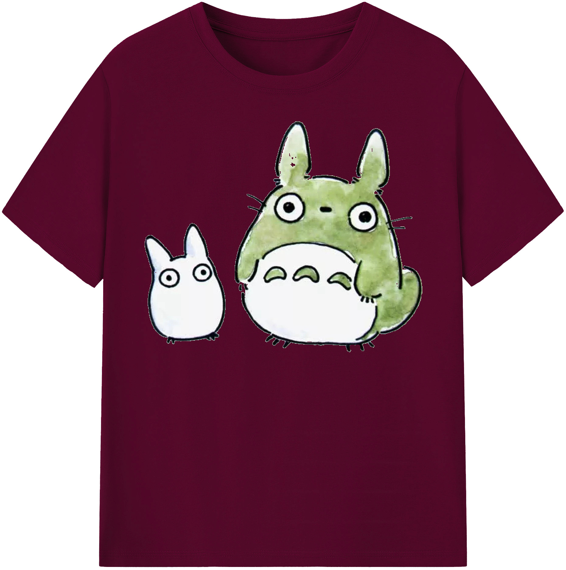 （画像用） となりのトトロ 草壁メイ 草壁サツキ My Neighbor Totoro Satsuki Kusakabe Mei Kusakabe レディースカジュアルプリントTシャツ（綿100％）